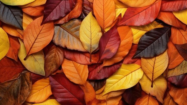 Las hojas de otoño son imprescindibles para la temporada de otoño.