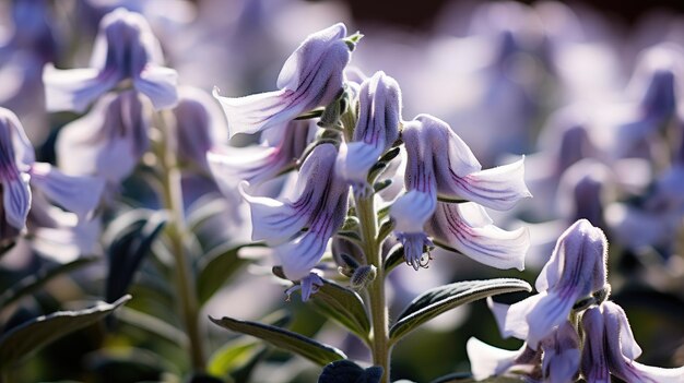 Foto hojas de salvia