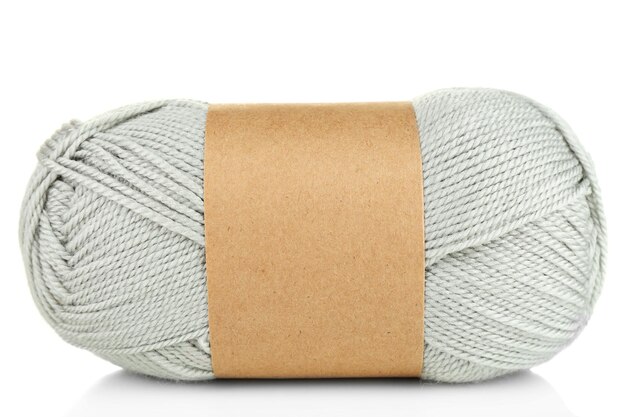 Hojas de tejer aisladas en blanco