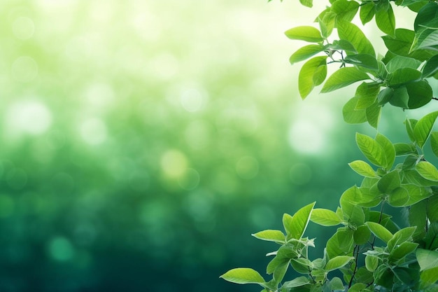 hojas verdes en un árbol con el sol brillando a través de ellas