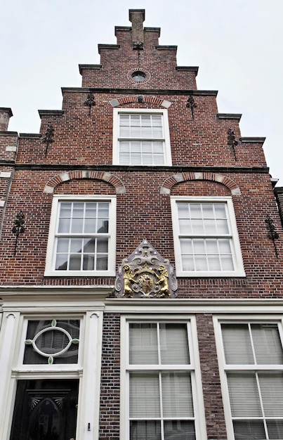 Holanda, pueblo de Edam (Amsterdam), típica casa de piedra holandesa