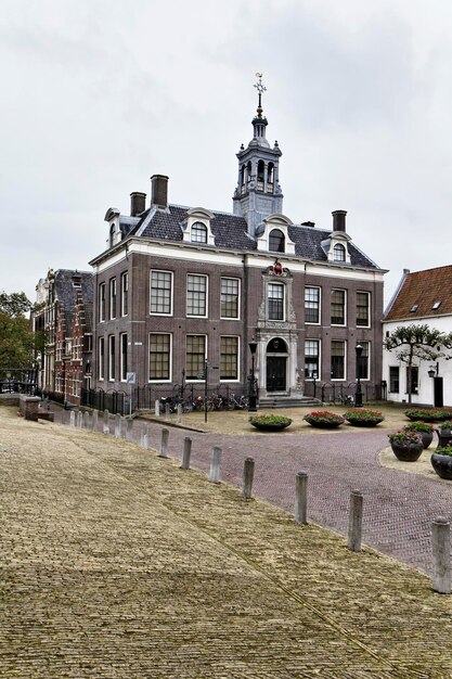 Holanda, vila de Edam (Amsterdã), típica casa de pedra holandesa