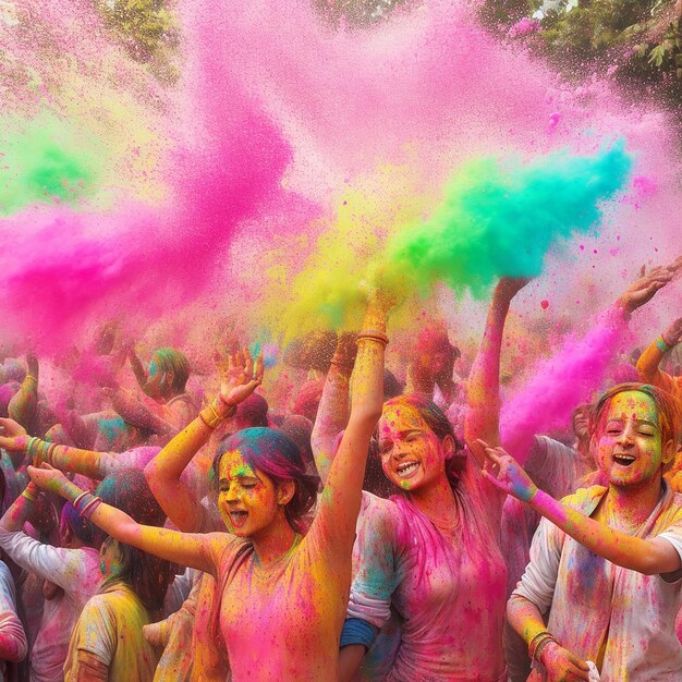 Holi celebra la unidad del amor y la tradición colorida