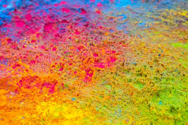 Holi colorido fundo em pó Textura tradicional de tinta holi