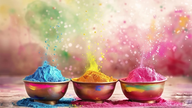 Holi Feiern Farbfest