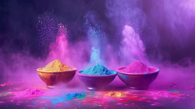 Holi Feiern Farbfest