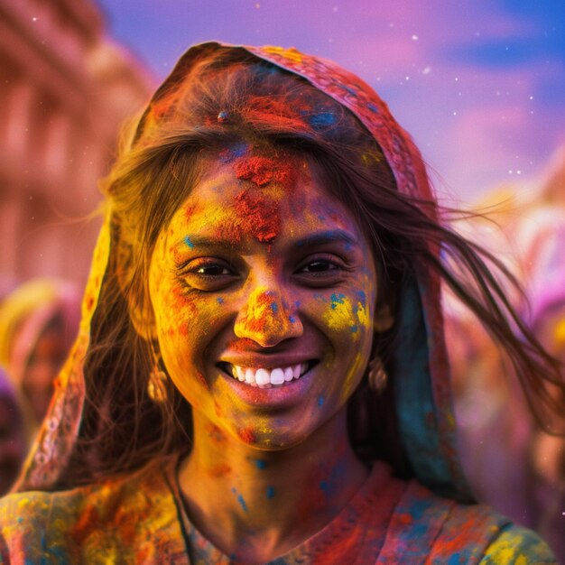 Holi-Poster in hoher Qualität, 4K Ultra HD HDR