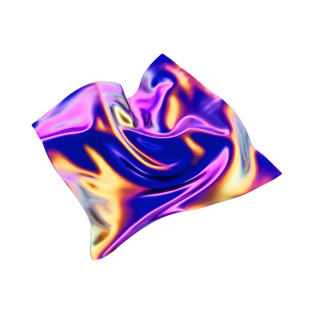 Holo-abstrakte 3D-Formen