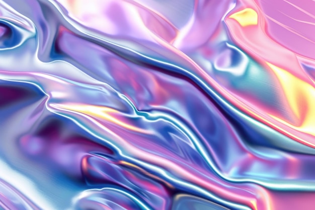 Holografisches Fluid-Art-Muster