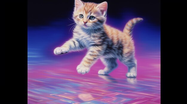 Foto holographic_cat