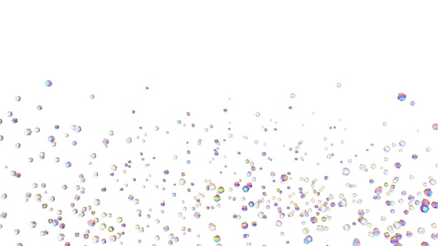 Holographische Edelsteine Hintergrund 3D-Darstellung Strass abstrakte Tapete Regenbogen mehrfarbige Pyramiden Kristalle Diamanten Schmuck Mode Einfache geometrische Formen Kulisse