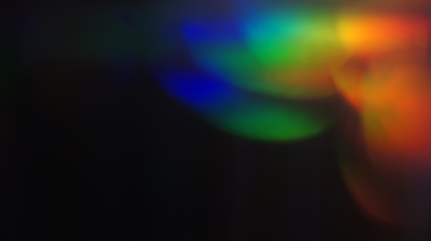 Holographische Regenbogen-Flammen lebendige und magische Foto-Effekt-Overlay