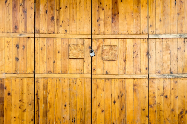 Holz Türschloss Hintergrund