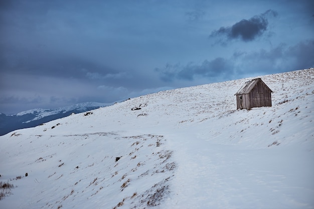 Holzhaus in den Winterbergen