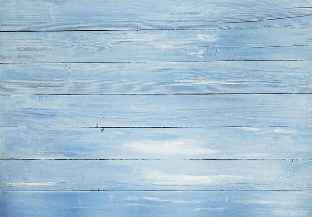 Holzhintergrund aus abgenutzten weißen und blauen rauen Brettern
