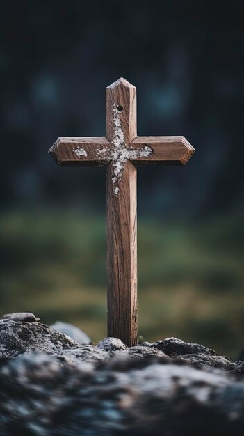 Foto holzkreuz- und kopierraum