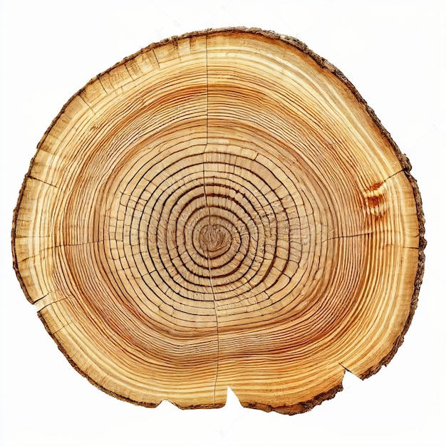 Holzschneidebrett auf weißem Hintergrund