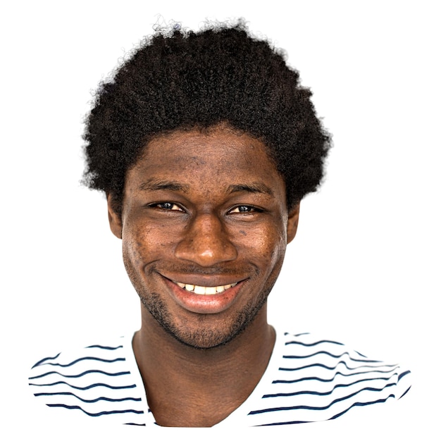 Hombre africano elemento png fondo transparente