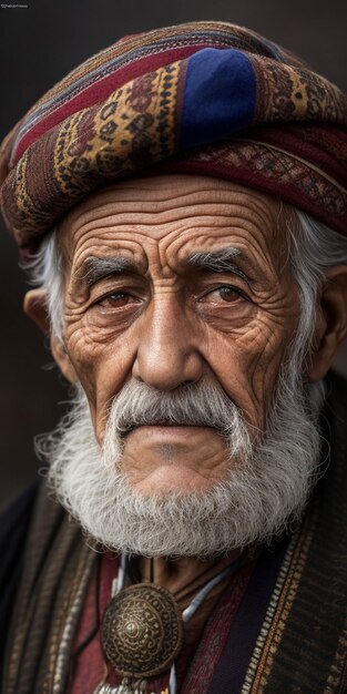 Un hombre con barba y gorra.