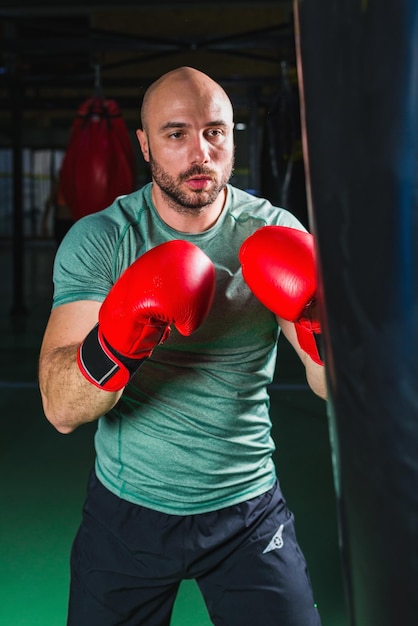 hombre de boxeo