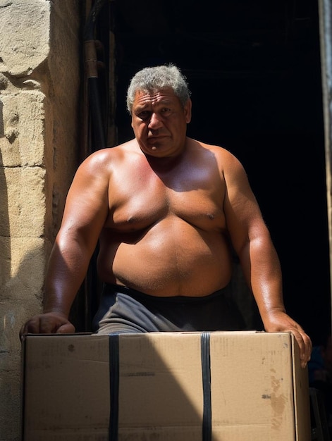 Foto un hombre con una camisa que dice no