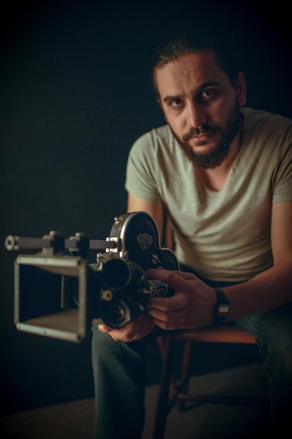 Hombre fotografiando