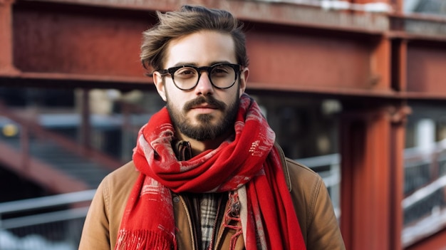 Un hombre con gafas de sol