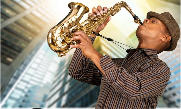 Foto el hombre del jazz 2