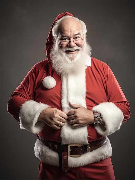 Foto el hombre de navidad.