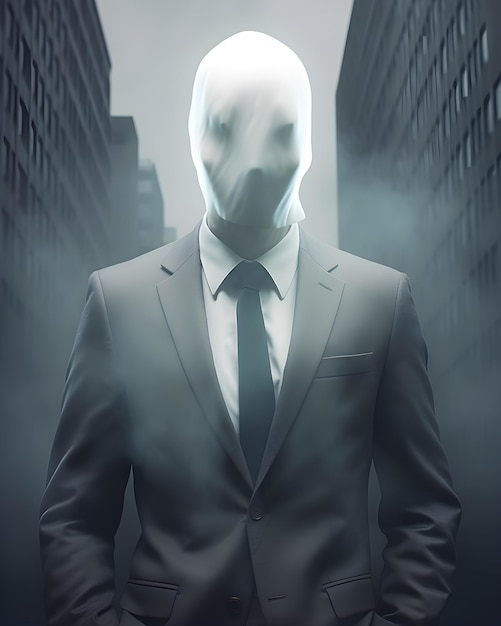 Un hombre de negocios fantasma