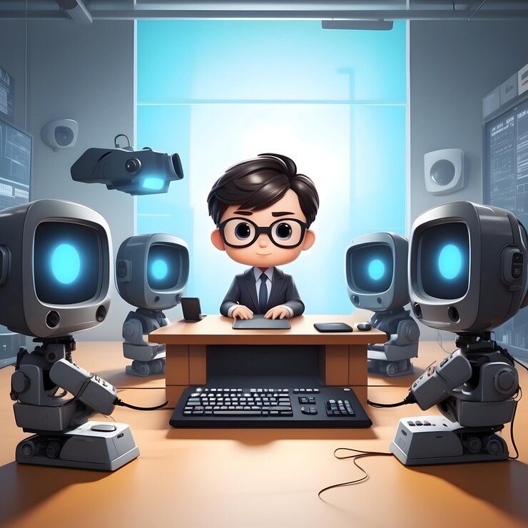 Foto hombre de negocios inteligente profesional de negocios inteligencia corporativa genio exitoso