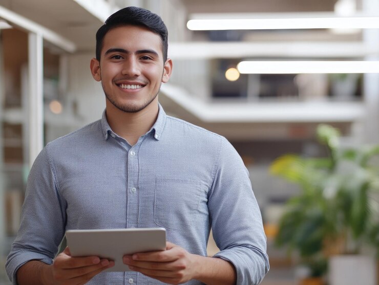 Hombre de negocios en la oficina