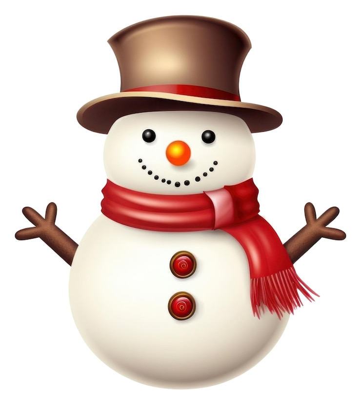 Foto hombre de nieve de png invierno blanco fondo blanco