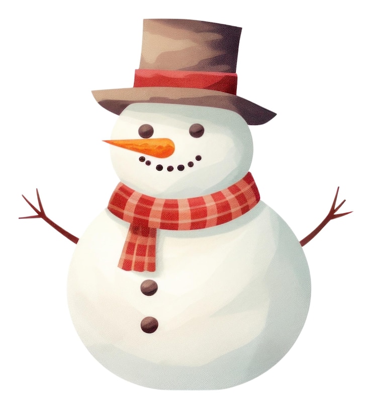 Foto hombre de nieve de png invierno blanco fondo blanco
