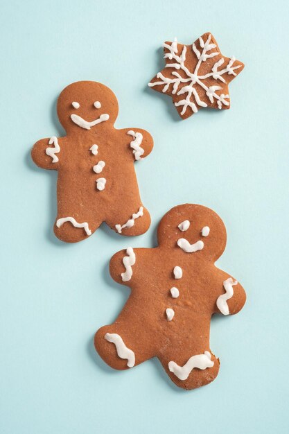 hombre de pan de jengibre feo Navidad y vacaciones de invierno