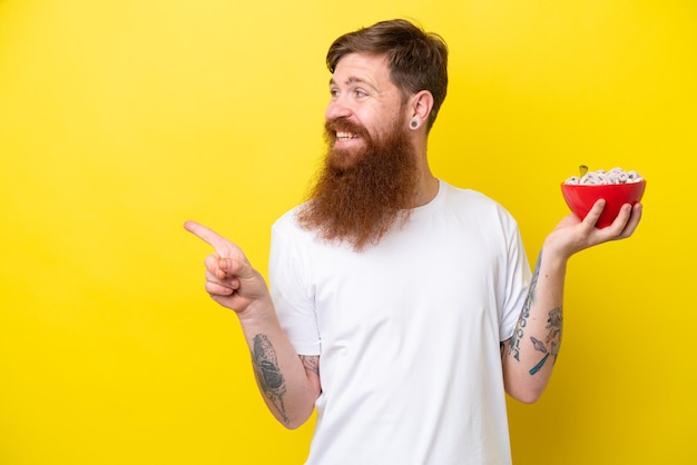 Hombre pelirrojo con barba