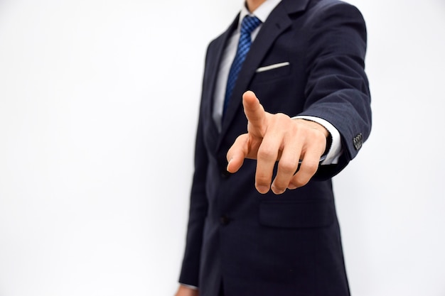 Foto un hombre profesional con traje.