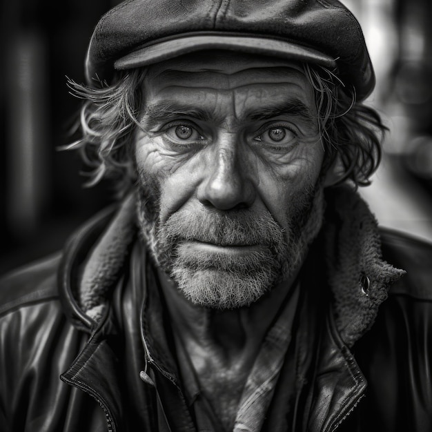 un hombre con un sombrero