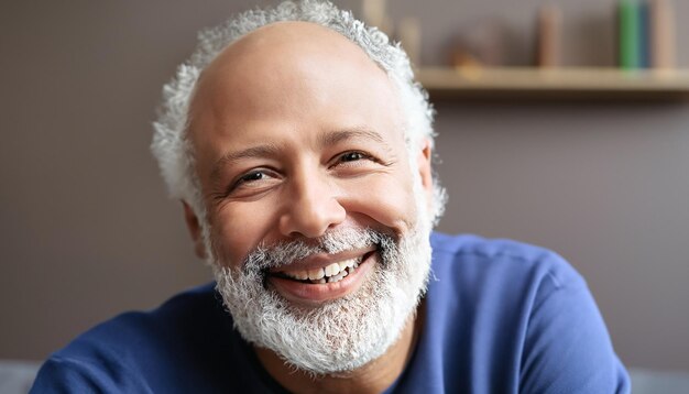 hombre sonriendo a la cámara