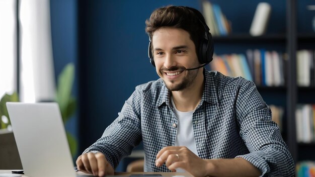 Hombre sonriente de tiro medio jugando al juego