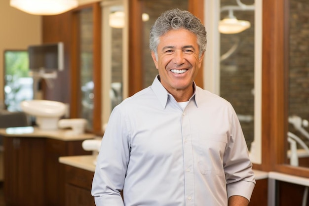 Foto un hombre con una sonrisa que dice el nombre en él