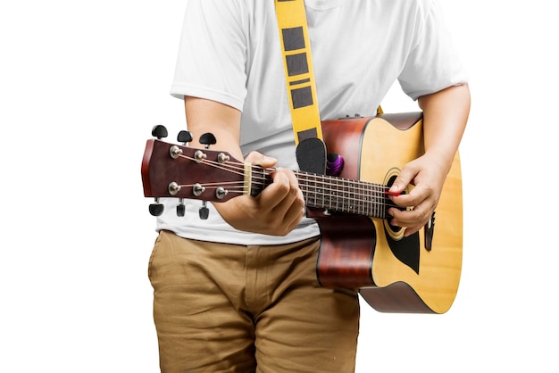 Hombre tocando la guitarra