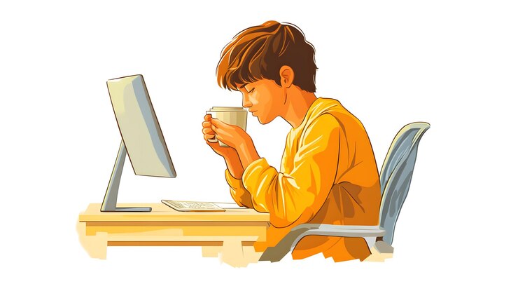 Foto hombre trabajando en un escritorio