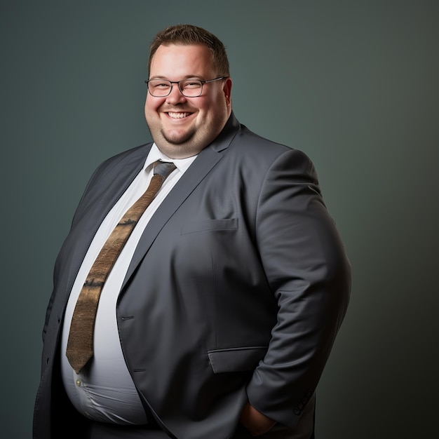 Foto un hombre con traje y corbata posando para una foto