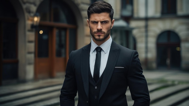 Un hombre de traje