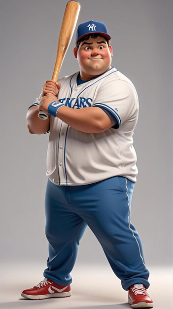 un hombre en un uniforme de béisbol sosteniendo un bate