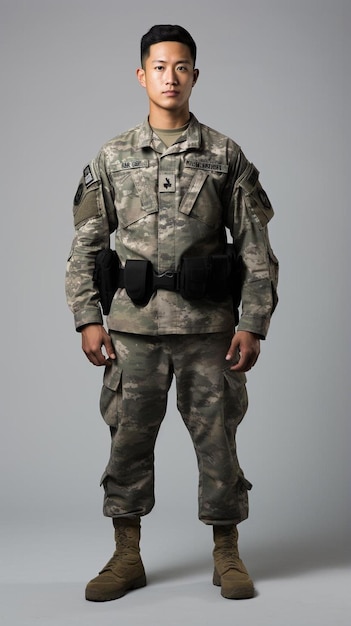 Un hombre con uniforme militar posa para una fotografía.