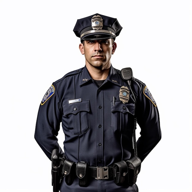 Un hombre con un uniforme que dice policía de san francisco.
