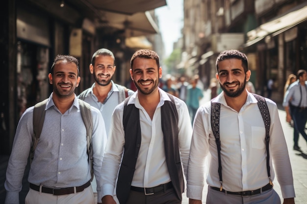 Foto hombres hombres estilo de vida juntos grupo adulto amistad hombre de negocios joven amigos felices