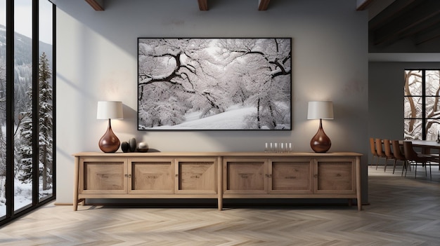 Home Interior HD 8K Wandpapier Stock Fotobild